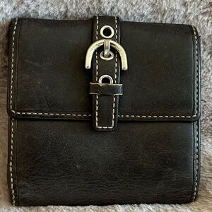 Coach mini fold wallet, vintage
